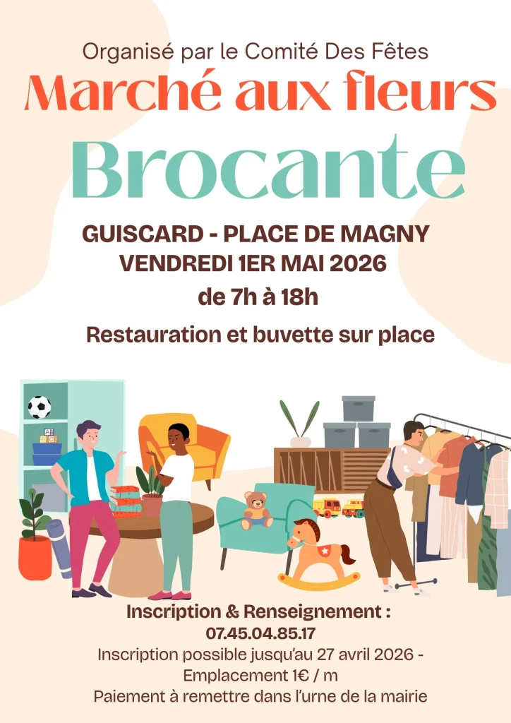 Lire la suite de l'actualité Brocante et marché aux fleurs