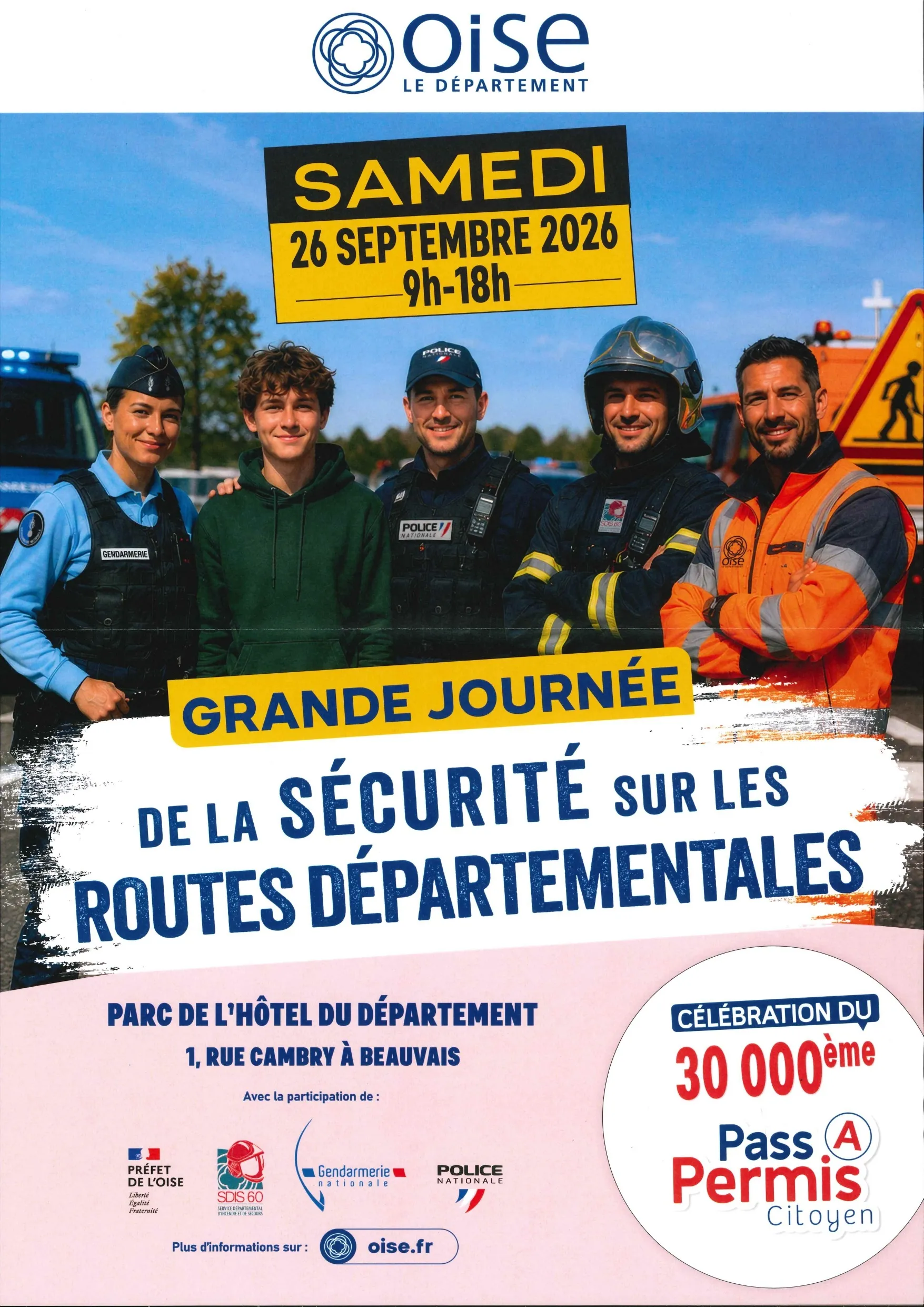 Lire la suite de l'actualité Journée de la sécurité sur les routes départementales